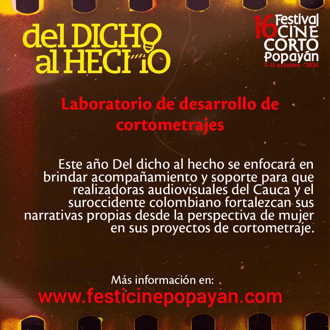 Del Dicho al Hecho abre su convocatoria
