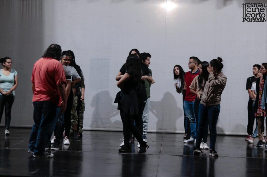 Taller de Actuación y Dirección de Actores en la undécima versión del Festival de Cine Corto de Popayán